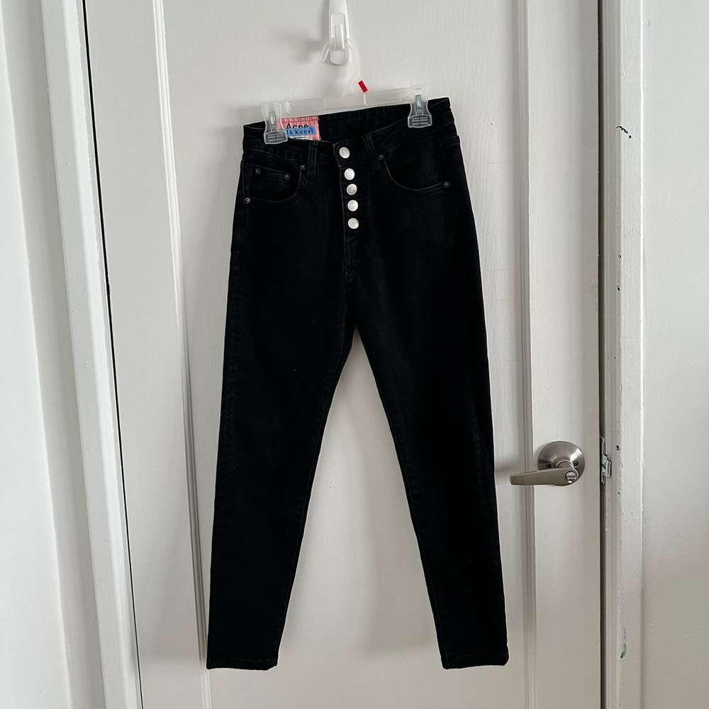 Acne Studios Black High-Waisted Women's Jeans